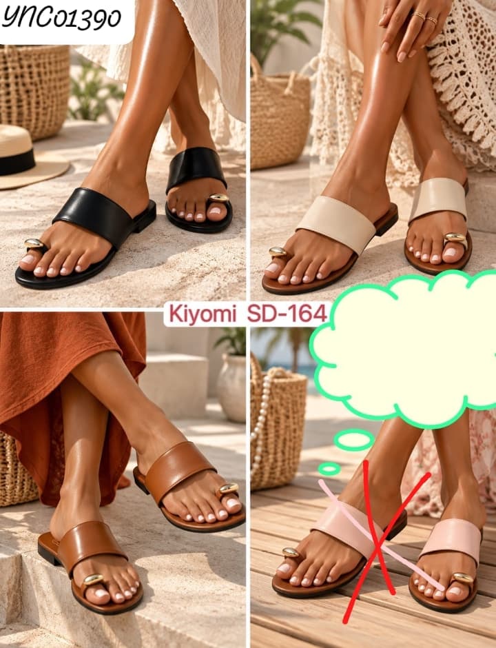 Flat ladies footwear
